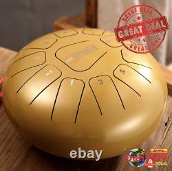 10 11 Notes D Tune Steel Tongue Percussion Drum Hand Pan Handpan Instrument