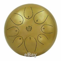 10 Inch Steel Tongue Drum Handpan Drum Hand Drum Percussion Instrument With Bag