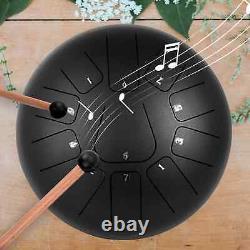 10 Inch Steel Tongue Drum In C Minor 11 Notes 25cm(i Piece At Most Per Customer)