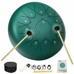 12'' 13 Notes Wuyou Steel Tongue Drum Chakra Handpan Drum WithTravel Bag Mallets