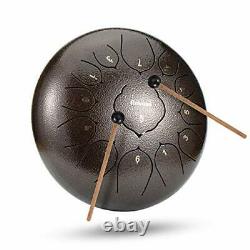 12 Inch 13 Note Steel Tongue Drum Percussion Instrument Lotus Hand Pan Drum w