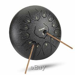 12 Inch 13 Note Steel Tongue Drum Percussion Instrument Lotus Hand Pan Drum w