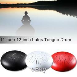 12 Inch Mini Tone Steel Tongue Drum Percussion Instrument Hand Pan Drum Set