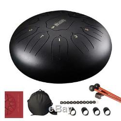 12 Inch Steel Tongue Drum Handpan Major 11 Notes Tankdrum With Bag Gifts Set