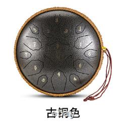 12 Inch Steel Tongue Drum with Handbag Drumsticks Percussion Musical Instrument