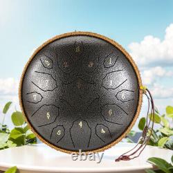 12 Inch Steel Tongue Drum with Handbag Drumsticks Percussion Musical Instrument