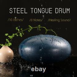 12'' Steel Tongue Drum Handpan C Major 8 Notes Hand Tankdrum With Bag