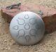 12 Steel Tongue Drum Handpan Stainless Steel Natural by Vibedrums-USA