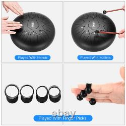 12 Steel Tongue Handpan Drum Instrument 11 Notes Professional With Carry Bag