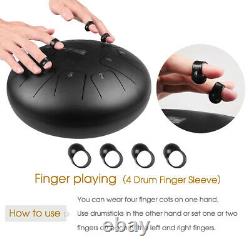 12 Steel Tongue Percussion Drum Handpan 11 Notes with Mallets Carry Bag Kit