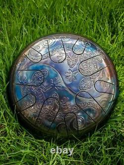 12 Yin Yang Lizards 10 notes steel tongue drum Tankdrum handpan