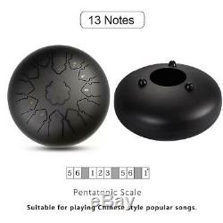 12steel tongue drum & Handpan with C or D musical note and carrying bag+mallets