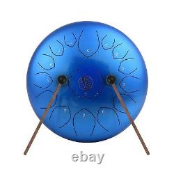 14Inch Steel Tongue Drum Hand Pan 15 Note D-Key Percussion Instrument With