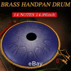 14 14 Notes Hand Pan Handpan Steel Tongues Drum Brass C Minor with Bag Braided