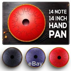 14 14 Notes Professional Hand Pan Drum Manual Percussion Steel Tongues Brass C