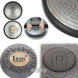 14 Inch A Major Steel Tongue Drum Handpan for Yoga Meditation Musical Gift
