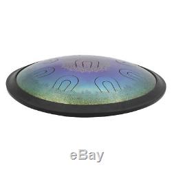 14 Steel Tongue Drum Steel Hand Percussion Instrument for Yoga Meditation