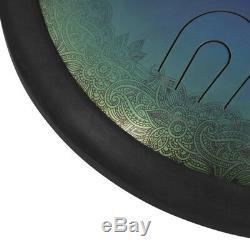 14 Steel Tongue Drum Steel Hand Percussion Instrument for Yoga Meditation
