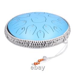 14in 15 Tone D Steel Tongue Drum With Bag Mallets Bracket For Heart Rehabili HEN