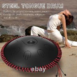 16 Steel Tongue Drum Handpan 9 Tone D Minor Tones Drum Percussion Instrument