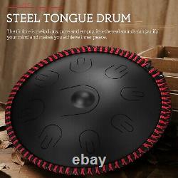 16 in 9 Tone D tones steel drum Tongue Drum Hand Pan Drums Drumsticks Percussion
