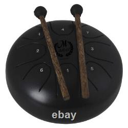 1 Pc 8 Note Metal Tongue Drum Percussion Instrument with Mallet for Yoga