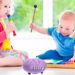 2 Pieces Steel Tongue Drum Kids Musical Instruments Ethereal