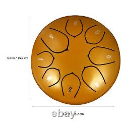 2 Sets 6 inch 8 Notes Percussion Instrument Steel Tongue Drum