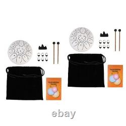 2 Sets Creative Funny Steel Tongue Drum Kit Percussion Instrument