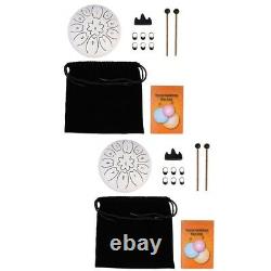 2 Sets Creative Funny Steel Tongue Drum Kit Percussion Instrument