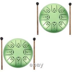 2 Sets Musical Instruments Percussion Steel Tongue Drum Wangyou