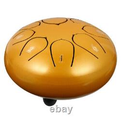 2 Sets Portable 6 inch Percussion Instrument Steel Tongue Drum