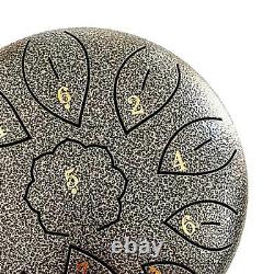 2pcs 6inch Steel Tongue Drum Handpan Percussion Instrument for Meditation