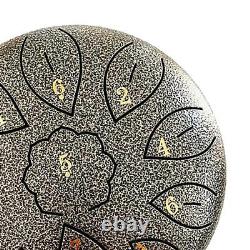 2x 6inch Steel Tongue Drum Handpan with Bag Mallets Percussion Instrument