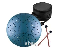 30 CM Steel Tongue Drum 11 Notes 12 inches Percussion Instrument Handpan with Bag