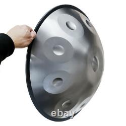 440Hz D Minor 9 Notes Handpan Steel Tongue Drum Massive Percussion Hand Drum