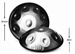 440Hz D Minor 9 Notes Handpan Steel Tongue Drum Massive Percussion Hand Drum