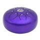 6Inch Lotus Tongue Drum Best Sound with Drumsticks & Carrying Bag Purple