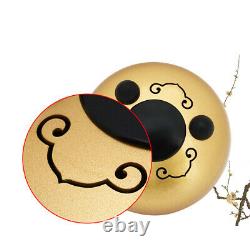 6Inch Lotus Tongue Drum Handpan Drum with Mallets & Carrying Bag Golden