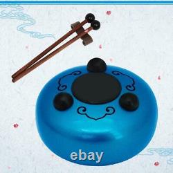 6Inch Lotus Tongue Drum Percussion Instrument Best Sound with Mallets Blue