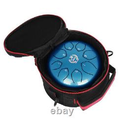 6Inch Lotus Tongue Drum Percussion Instrument with & Carrying Bag Blue