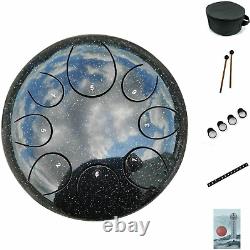 8 13 Note 12 inch Drums Handpan Steel Tongue Percussion Instrument Hand Tankdrum