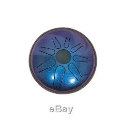 8 Idiopan Lunabell Steel Tongue Drum Xylophone Sapphire Blue Made In USA