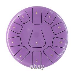 8 Inch Steel Tongue Drum 11 Notes Handpan Drum with Drum Mallet Finger W8D4