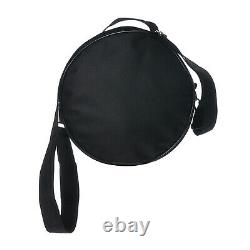 8 Inch Steel Tongue Drum Standard C Key & Drumsticks Carry Bag Gift Black