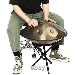 9 Note Tones Handpan Tambourine Steel Drummer Percussion Drum Musical Instrument