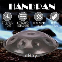 9 Notes Percussion Hand Pan Handpan Tongue Steel Hand Drum Bag Carbon Steel Yoga