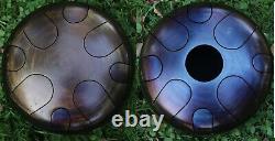 9inch/23 cm Tunable Two sided Steel tongue drum / tank drum / hand pan