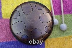 9inch/23 cm Tunable Two sided Steel tongue drum / tank drum / hand pan
