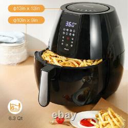 Air Fryer 6L Touch screen Low Fat Roast Oven Cooker Oil Free Frying Chips 1500W